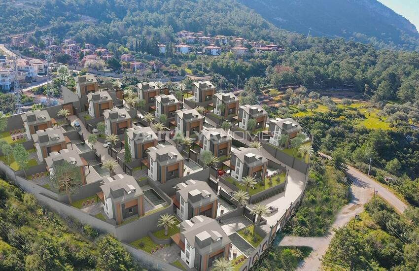 Fethiye Ovacık'ta Deniz Manzaralı Ultra Lüks Geniş Villalar
