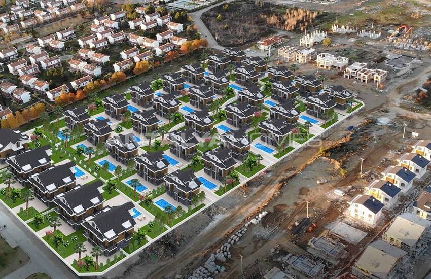 خانه های مجزای شیک در نزدیکی ساحل در فتحیه، موغلا 2