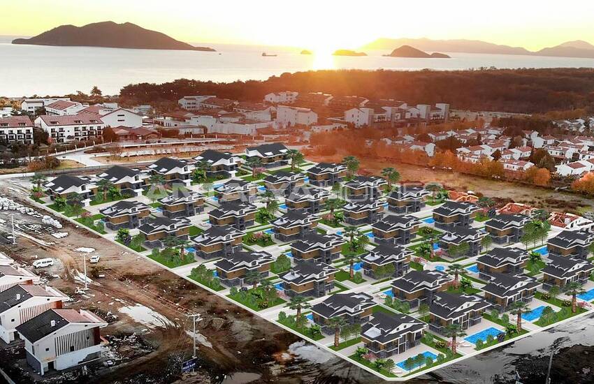 خانه های مجزای شیک در نزدیکی ساحل در فتحیه، موغلا 5