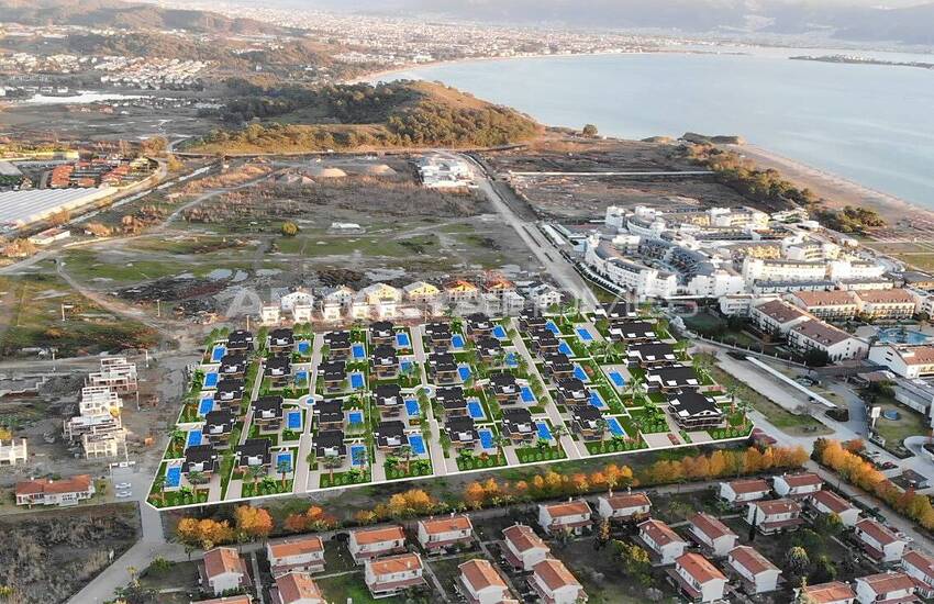 خانه های مجزای شیک در نزدیکی ساحل در فتحیه، موغلا 7