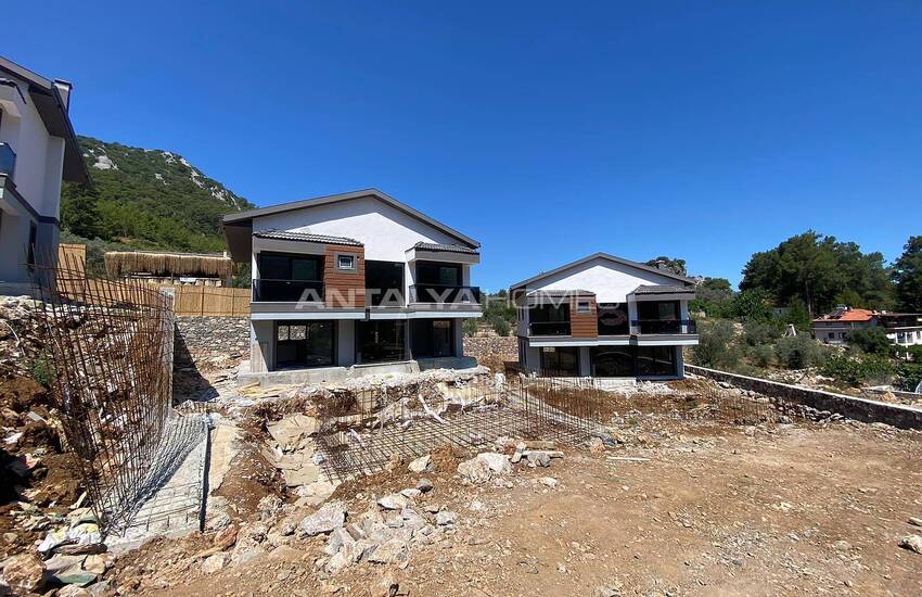 Stylishly Designed 4+1 Villas with Mountain View in Fethiye 2