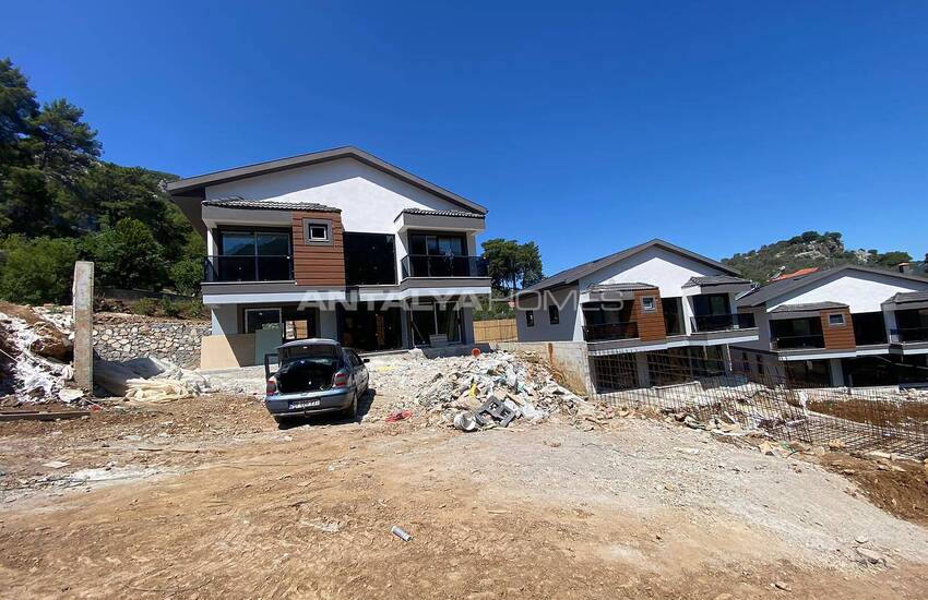 Stylishly Designed 4+1 Villas with Mountain View in Fethiye 3