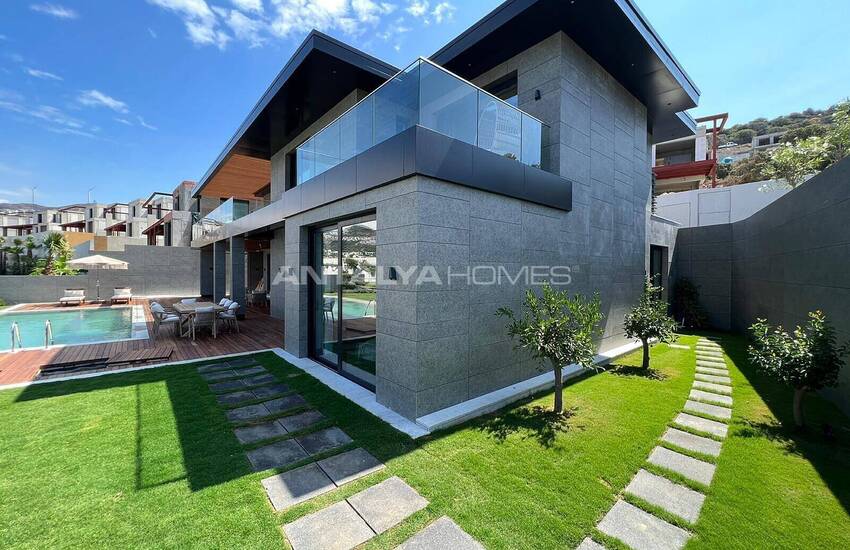 Villas Indépendantes À Bodrum Avec Jetée Et Plage Privées 13