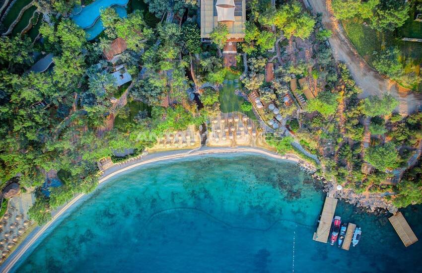 Bodrum'da Orman İçindeki Projede Deniz Manzaralı Daireler 3