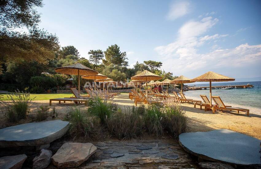 Bodrum'da Orman İçindeki Projede Deniz Manzaralı Daireler 1