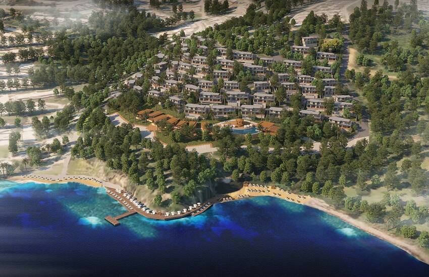 Spacious Sea View Real Estate in a Luxury Complex in Bodrum