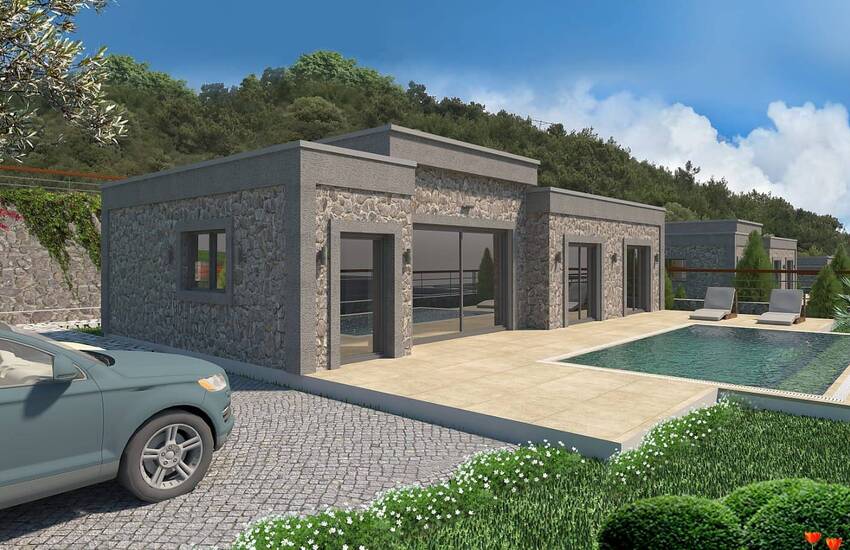 Detached Villas with Private Pool in Bodrum Yalikavak