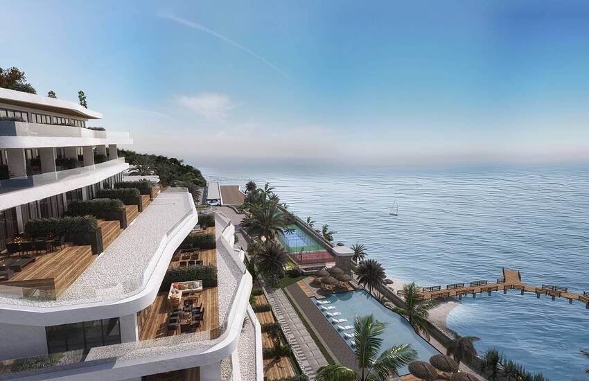 Bodrum Gündoğan’da Plaja Sıfır Geniş Akıllı Daireler