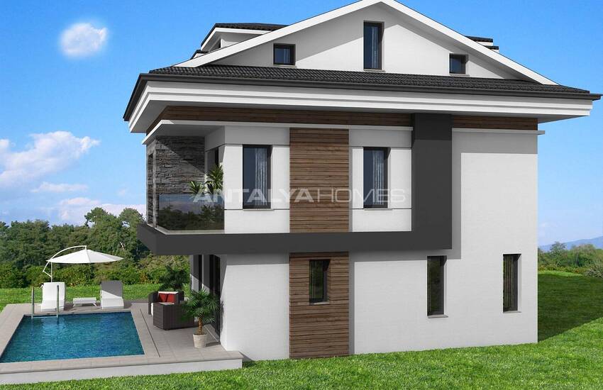 Villas Situées Au Centre De La Ville Avec Piscine À Fethiye Mugla 3