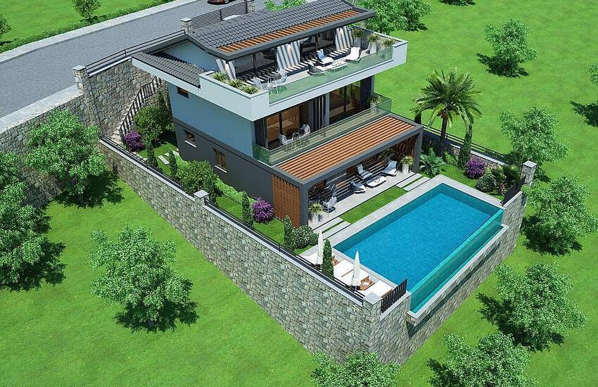 Luxe Mountain and Nature View Villa with Pool in Mugla Fethiye