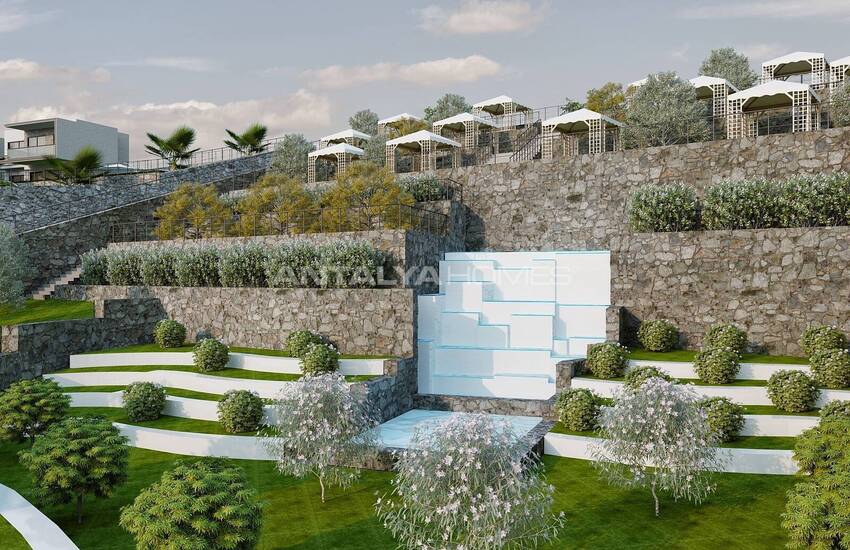 آپارتمان با چشم انداز دریاچه و با طراحی شیک در آدابوکو، موغلا 4