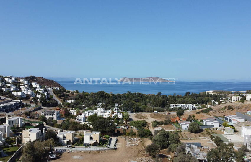 Bodrum Gümüşlük'te Deniz Manzaralı Taş Villalar 13