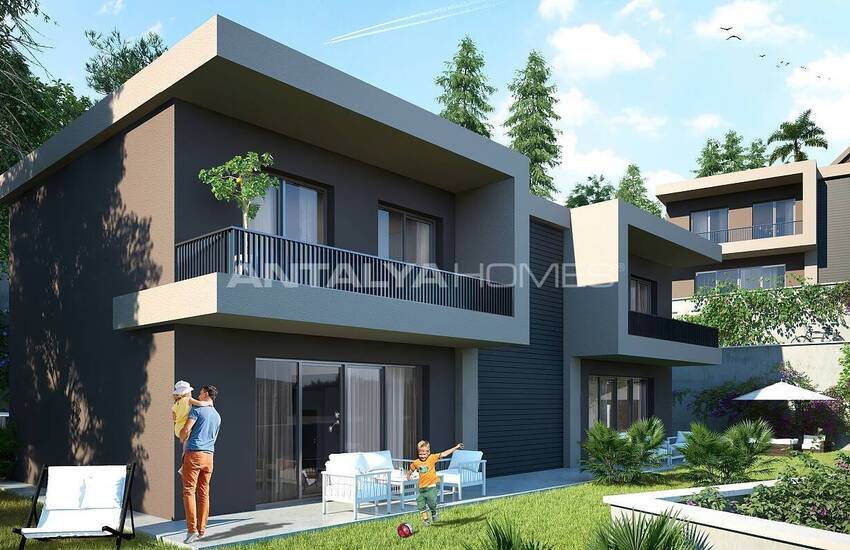 Muğla’da Bodrum Havalimanı’na Yakın Geniş İkiz Villalar 1