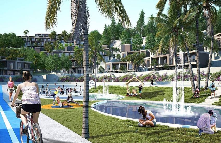 Muğla’da Bodrum Havalimanı’na Yakın Geniş İkiz Villalar 15