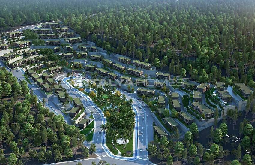 Muğla’da Bodrum Havalimanı’na Yakın Geniş İkiz Villalar 17