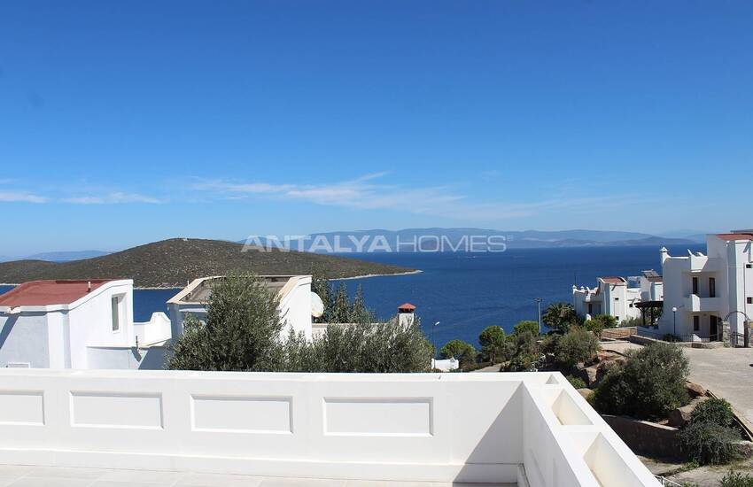 Doppelhaushälfte Mit Meerblick Und Garten In Bodrum Turkbuku 14