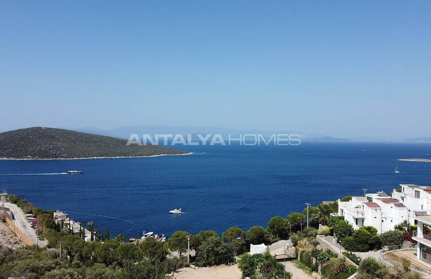 Doppelhaushälfte Mit Meerblick Und Garten In Bodrum Turkbuku 17