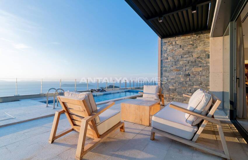 Villas Vue Panoramique Sur Mer À Gumusluk Bodrum 4