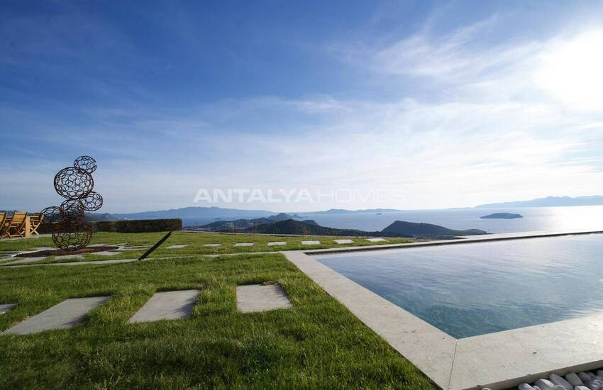 Villas Vue Panoramique Sur Mer À Gumusluk Bodrum 6