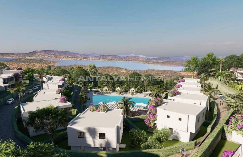 Bodrum Adabükü'nde Yeşillikler İçerisinde İkiz Villalar 7