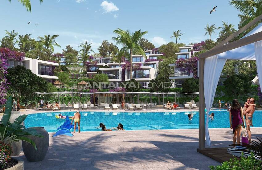 Bodrum Adabükü'nde Yeşillikler İçerisinde İkiz Villalar 12