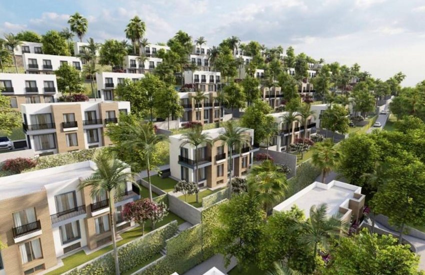 Semi-detached Villas Close to Bodrum Airport in Mugla Milas