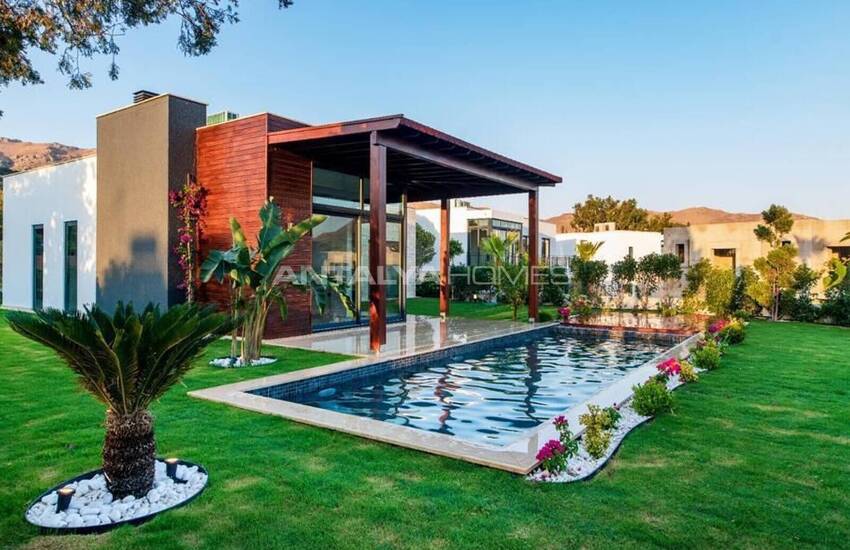 Einzel Villen Mit Privatpool Und Garten In Bodrum Gumusluk 3