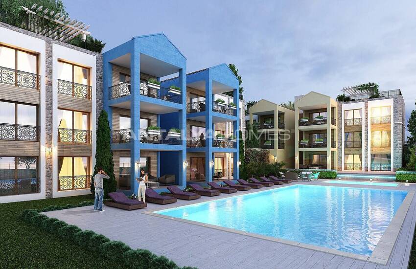 Elegant Flats Surrounded by Nature in Dörttepe Bodrum