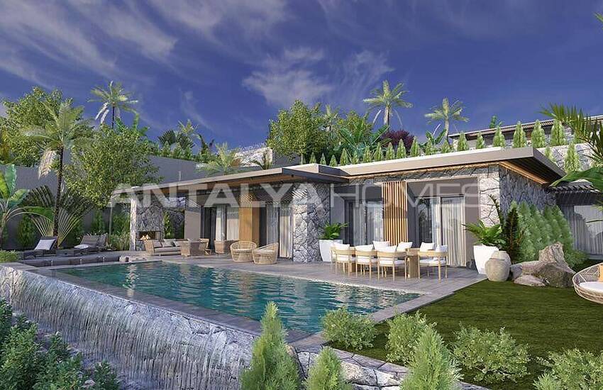 Spacious Villa with Large Garden and Pool in Bodrum Gumusluk 1