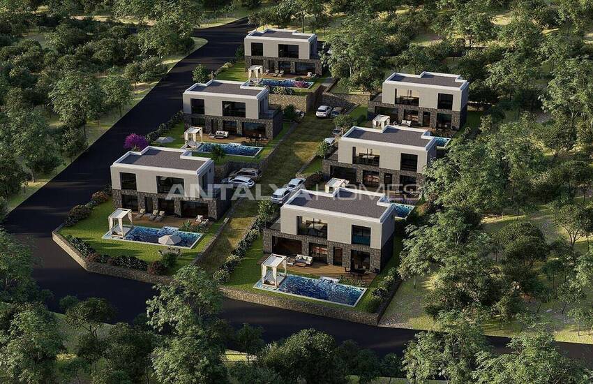 Bodrum'da Özel Havuzlu ve Geniş Bahçeli Dubleks Villalar 1