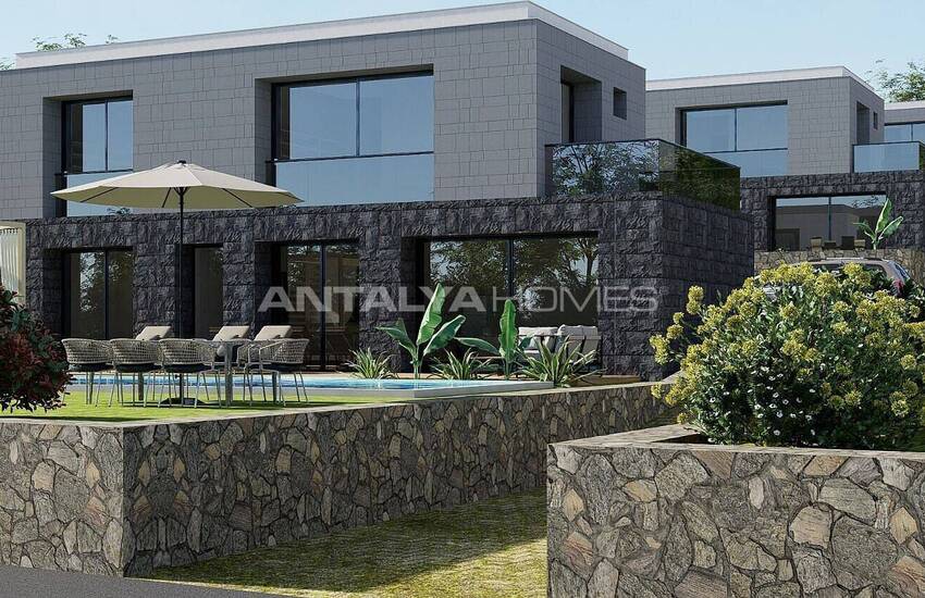 Duplex Villas with Private Pool and Large Garden in Bodrum