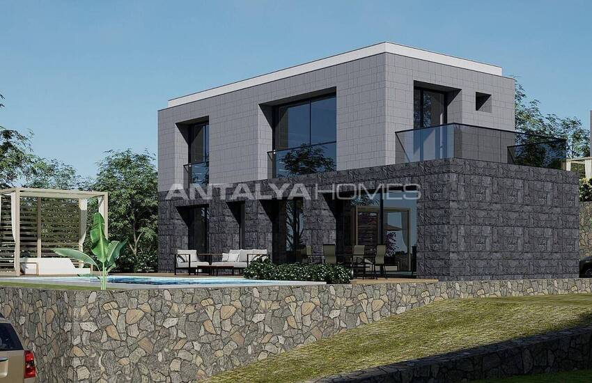 Bodrum'da Özel Havuzlu ve Geniş Bahçeli Dubleks Villalar 3