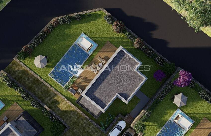 Bodrum'da Özel Havuzlu ve Geniş Bahçeli Dubleks Villalar 9