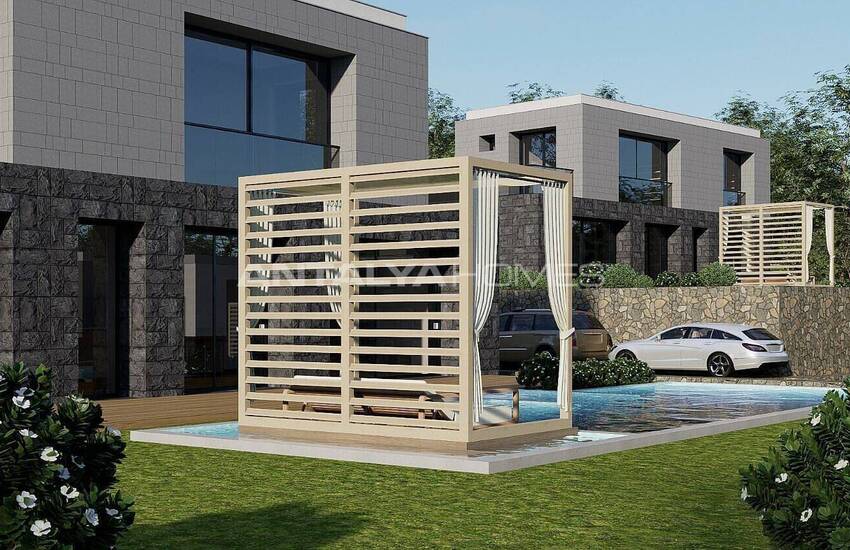 Bodrum'da Özel Havuzlu ve Geniş Bahçeli Dubleks Villalar 10