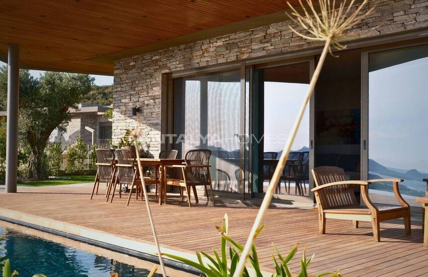 Freistehende Villen Mit Unverbaubarem Meerblick In Bodrum 7