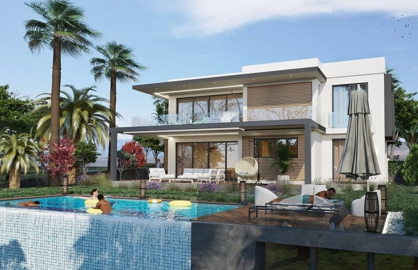 Smarte Häuser Mit Privatpools Und Gärten In Bodrum, Türkei