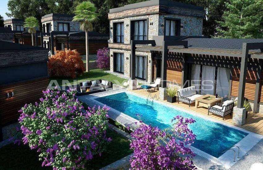 Elegant Detached Villas in a Central Location in Bodrum Mugla 4
