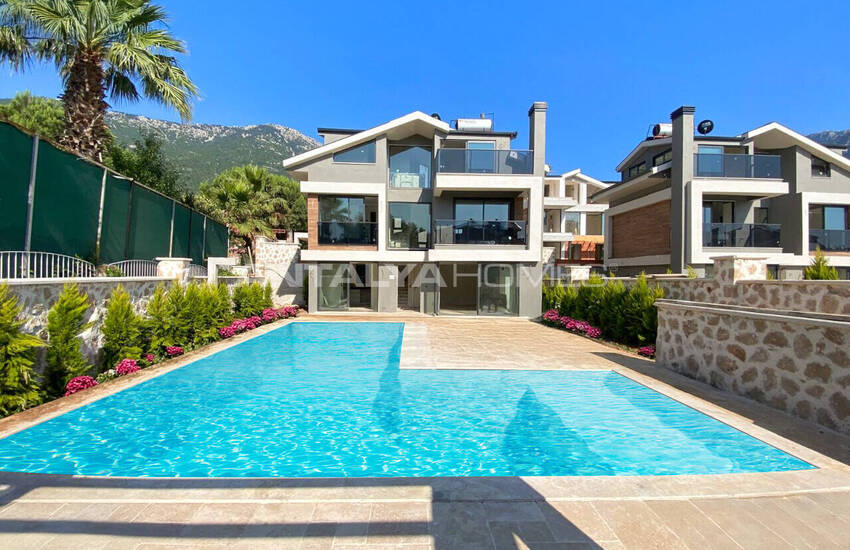 Дома с личным бассейном в Фетхие, Мугла, с гарантией аренды 6