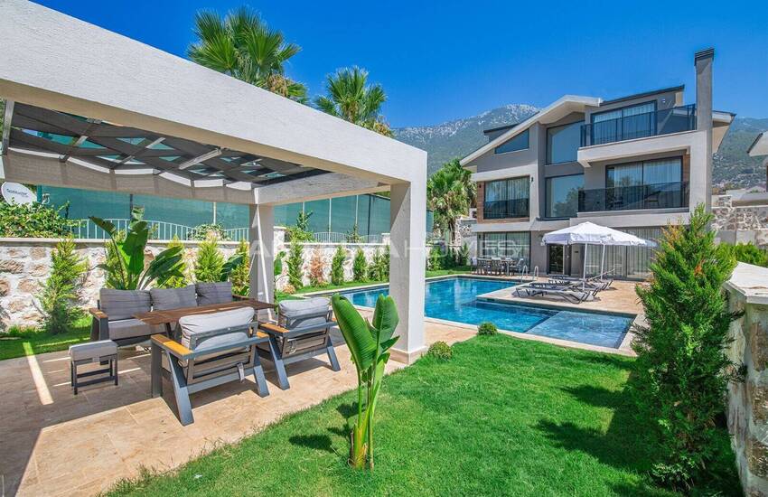 Дома с личным бассейном в Фетхие, Мугла, с гарантией аренды 4