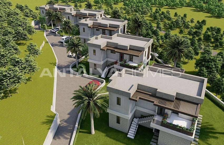 Apartments with Garden and Sea View in Bodrum Turkbuku 3