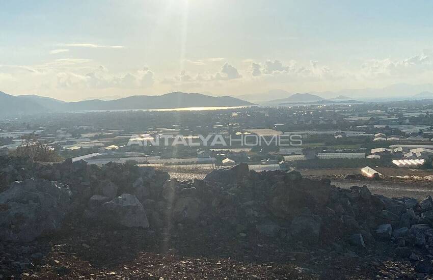 Fethiye'de Açık Deniz Manzaralı İmarlı Arsa 8