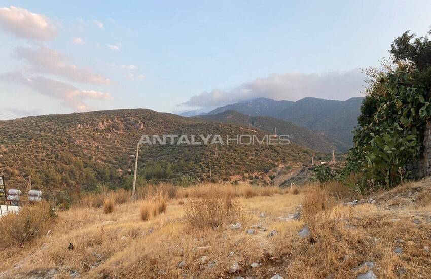 Mark Med Panoramautsikt Över Havet Med Bygglov I Fethiye 6