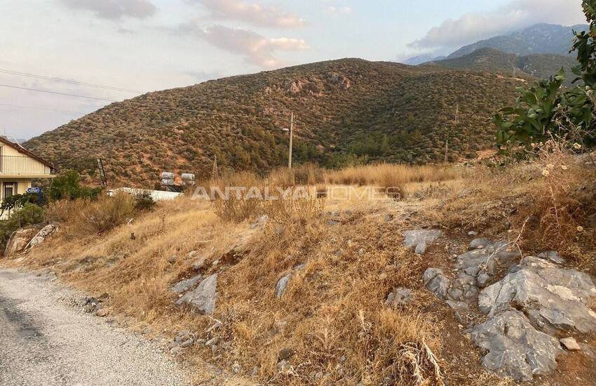 Mark Med Panoramautsikt Över Havet Med Bygglov I Fethiye 5