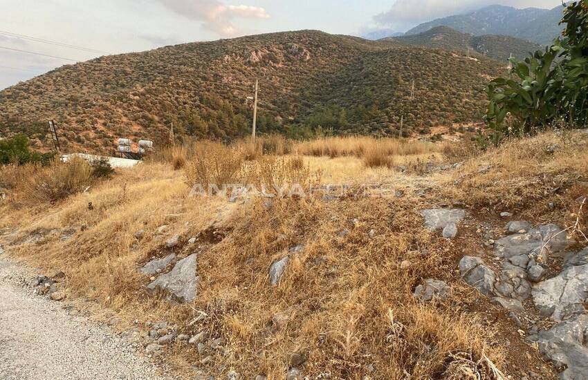 Mark Med Panoramautsikt Över Havet Med Bygglov I Fethiye 9