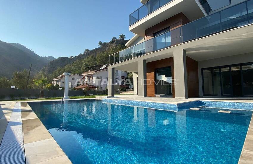 Spacious Villa with Sea and Nature View in Mugla Fethiye