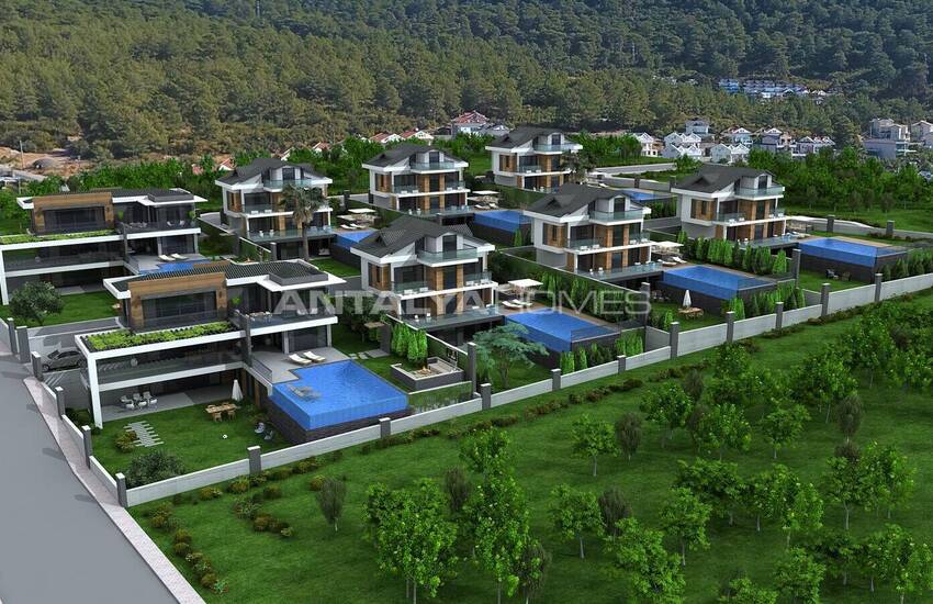 Fethiye'de Doğa Manzaralı Özel Havuzlu Müstakil Villalar 11