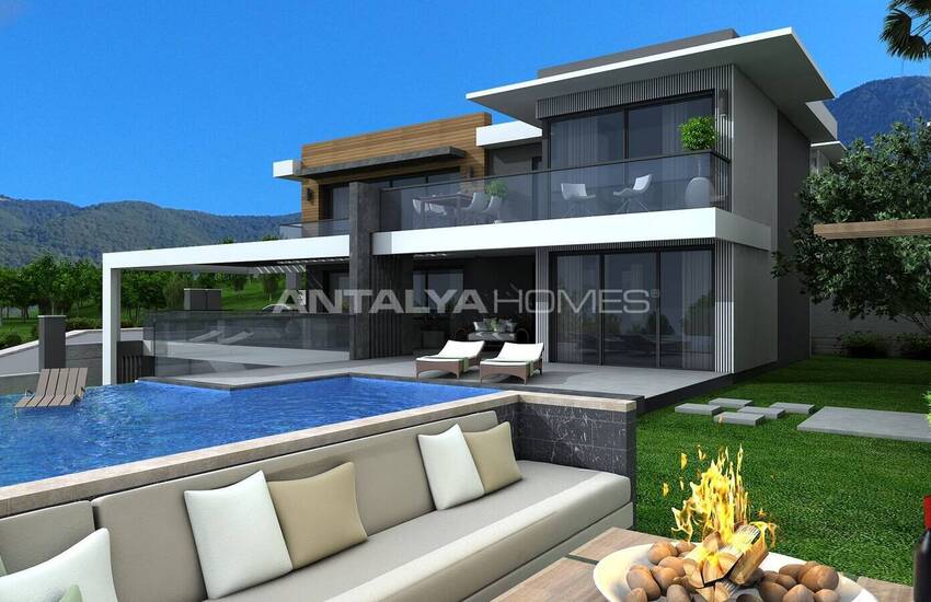 Fethiye'de Doğa Manzaralı Özel Havuzlu Müstakil Villalar 3