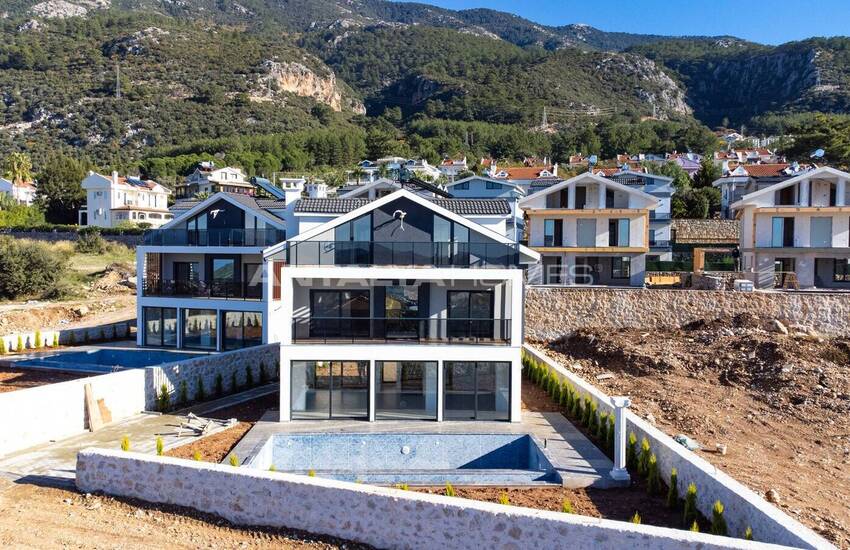 Detached Villas with Pool for Sale in Fethiye Oludeniz