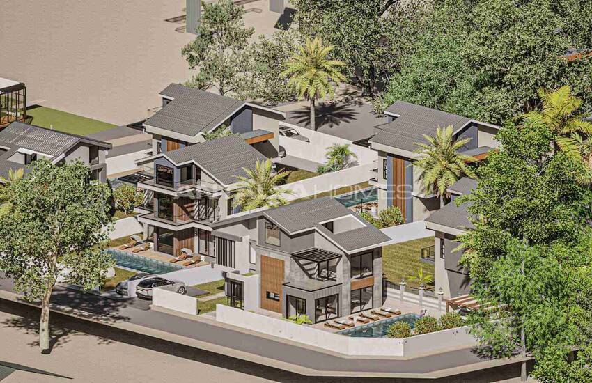 Detached Villas with Private Pools and Gardens in Fethiye 5