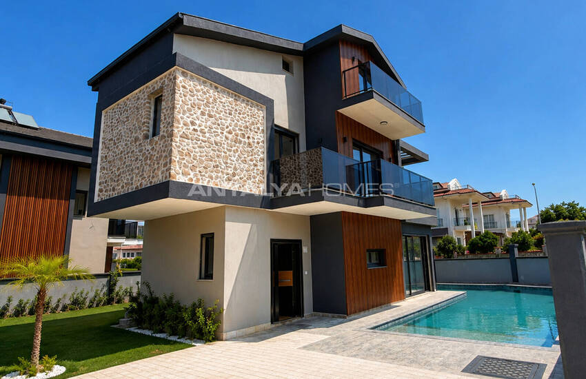 Fethiye Çalış'ta Özel Havuzlu ve Bahçeli Müstakil Villalar 3